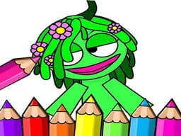 Sprunki Coloring Music Anime 