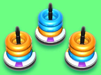Hoop Stack Sort Puzzle Game